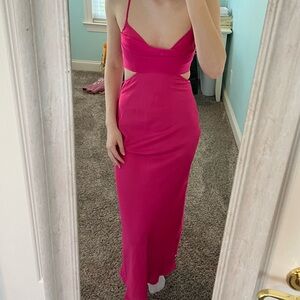 Hot pink Hello Molly prom dress